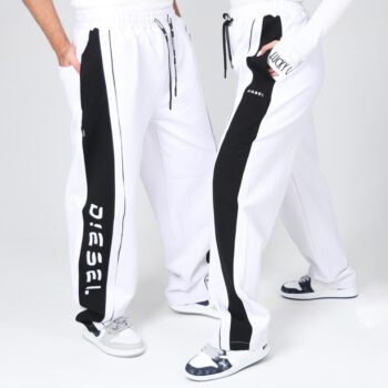 شلوار اسلش بگ سفید دیزل مناسب خانم و آقا | کد SH11