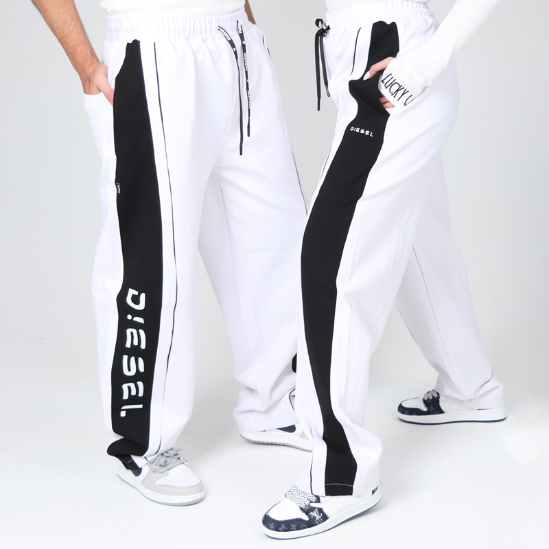 شلوار اسلش بگ سفید دیزل مناسب خانم و آقا | کد SH11