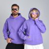 هودی بنفش یونیسکس دورس سه نخ داخل کرکی |کد DO36