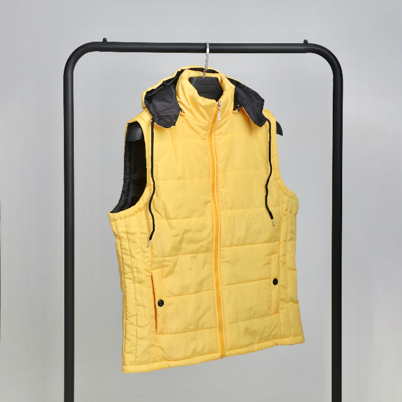 پافر زنانه ساده رنگ زرد |کد PA15 - Image 3