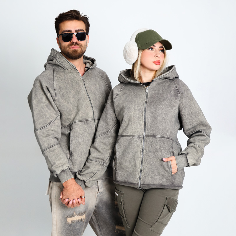 سویشرت مردانه سنگشور مدل باکسی ساده | کد DO61