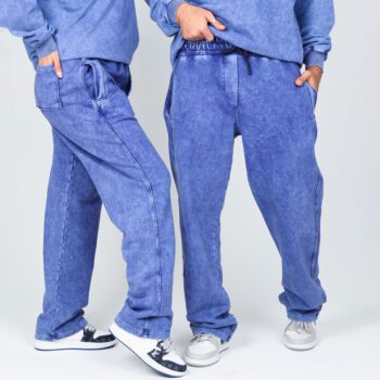 شلواربگ استایل مدل سنگشورساده جنس دورس سه نخ رنگ آبی | کد SH16