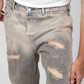 شلوار لی مردانه زاپدار