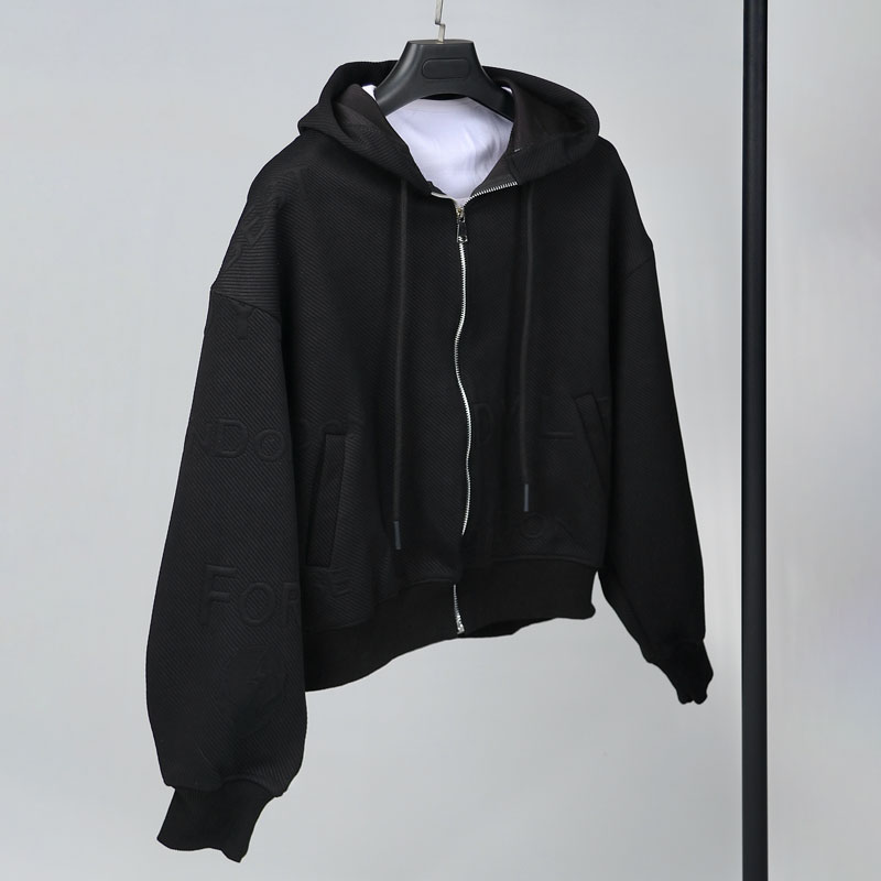 سویشرت کلاهدار و شلوار بگ زنانه مدل سهتیکه رنگ مشکی | کد DO49 - Image 8