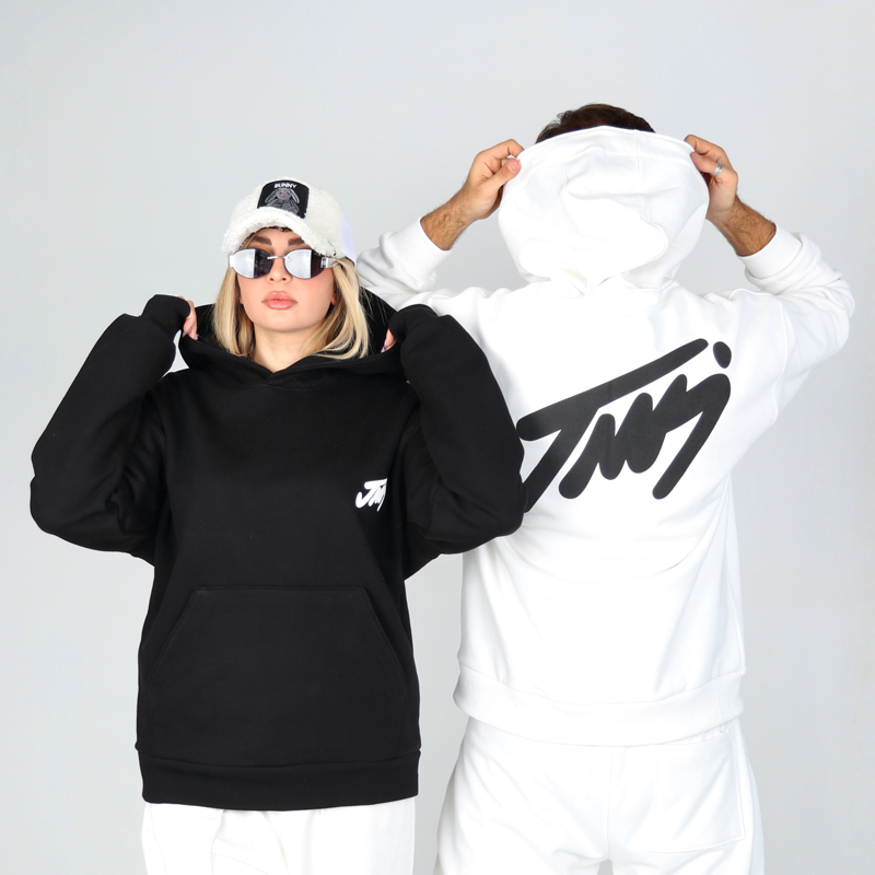 هودی مردانه مدل پشت چاپ قواره باکسی | کد DO48