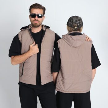 پافر مردانه شکلاتی ساده | کد PA28