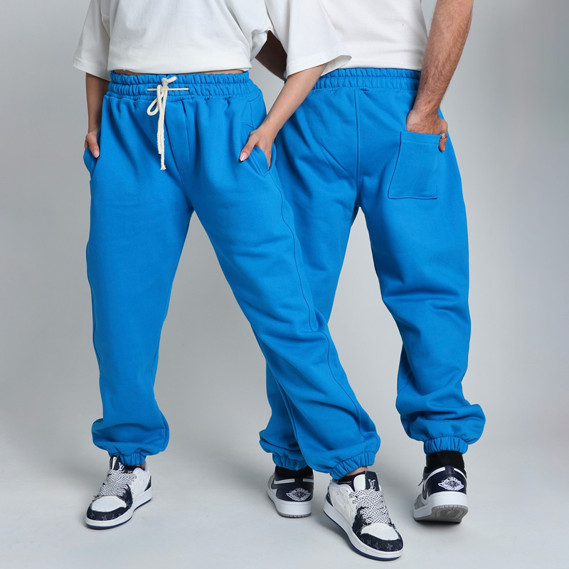 شلوار مردانه مدل جاگر دمپاکش رنگ آبی | کد SH17