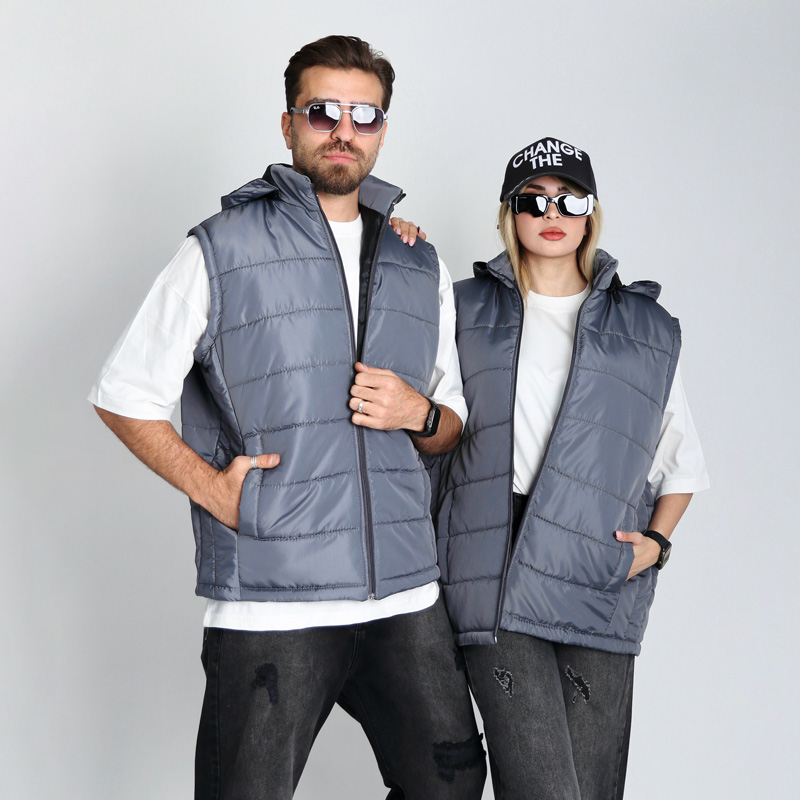 پافر اسپرت طوسی تیره مناسب خانم ها و آقایون | کد PA25