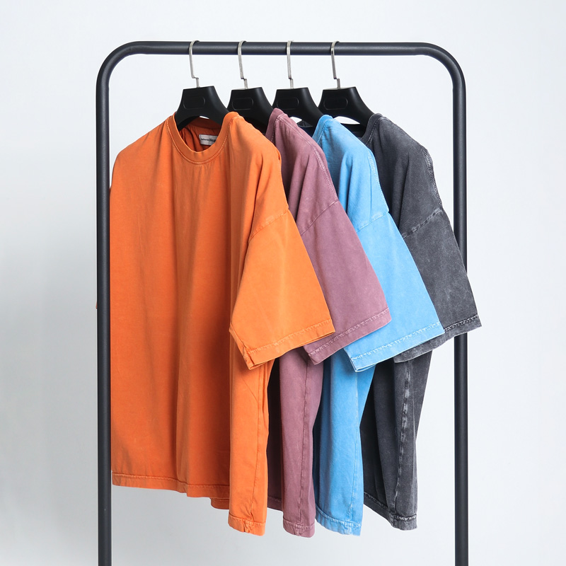 تیشرت مردانه سنگشور ساده قواره باکسی |کد T210