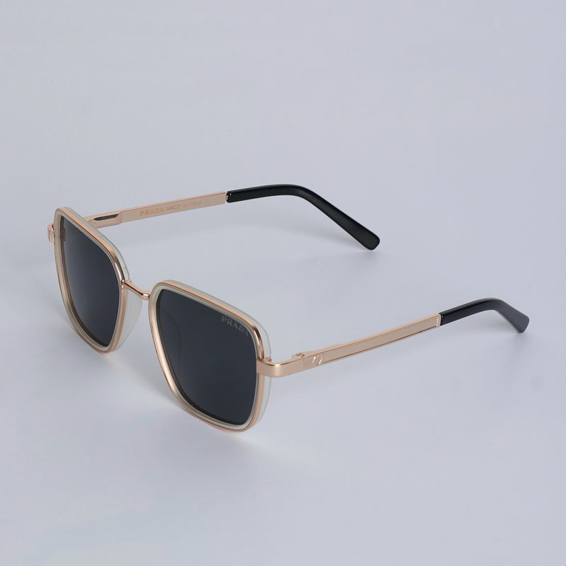 عینک آفتابی مردانه برند پرادا فریم بژ | کد EYN33