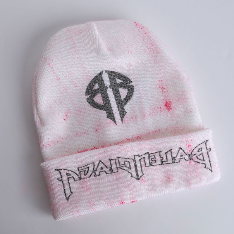 کلاه زمستانه زنانه مدل بالنسیاگا صورتی پترن - Image 3