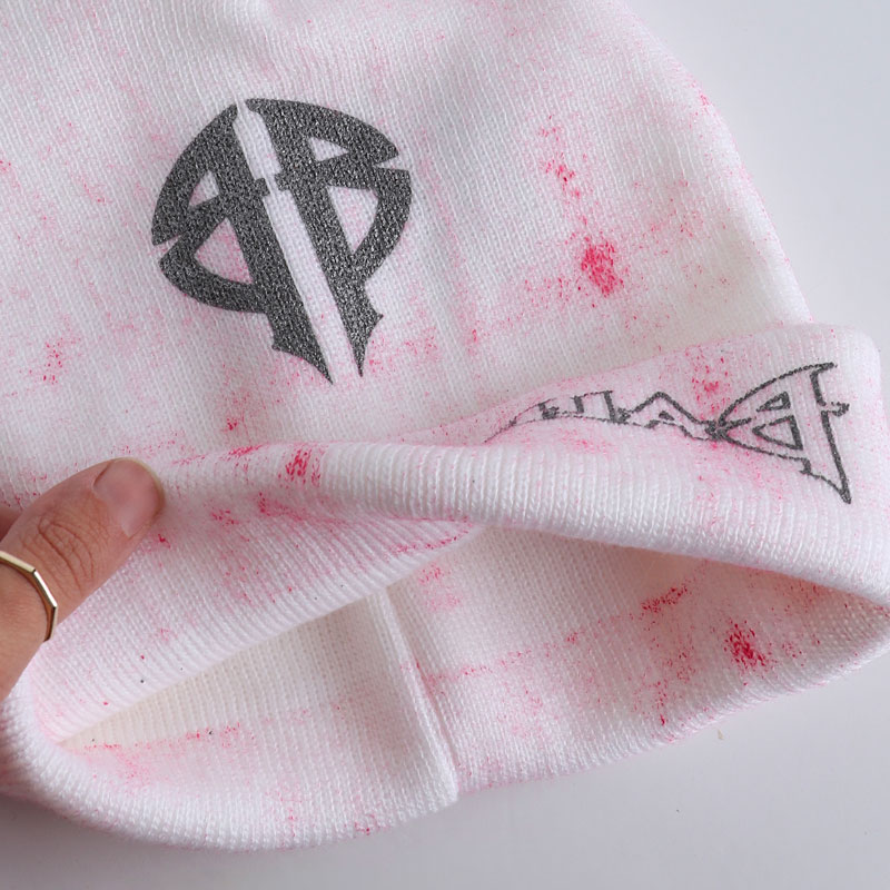 کلاه زمستانه زنانه مدل بالنسیاگا صورتی پترن - Image 4