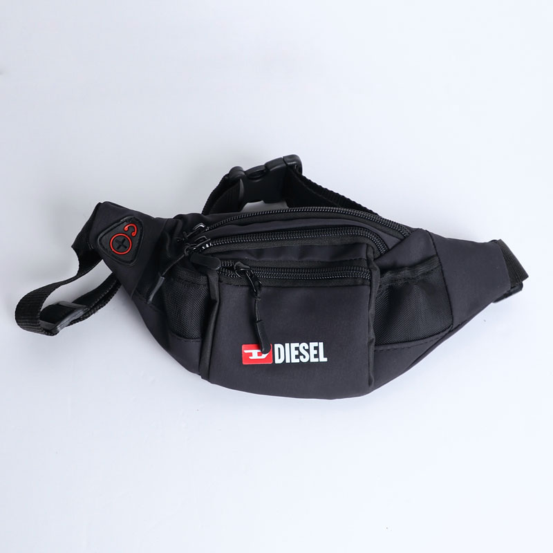 کیف مردانه مدل کمری دیزل مشکی | کد KD38