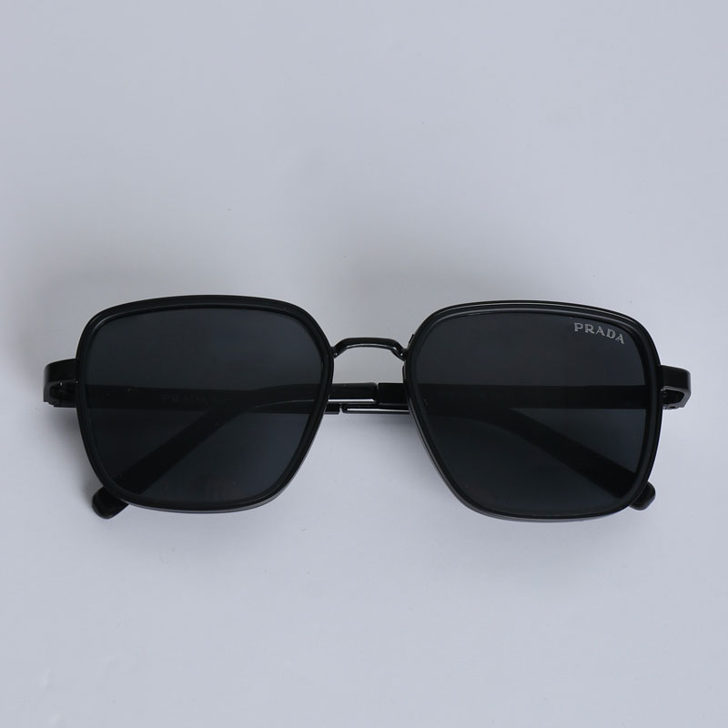 عینک آفتابی مردانه برند پرادا فریم فلزی مشکی | کد EYN27 - Image 3