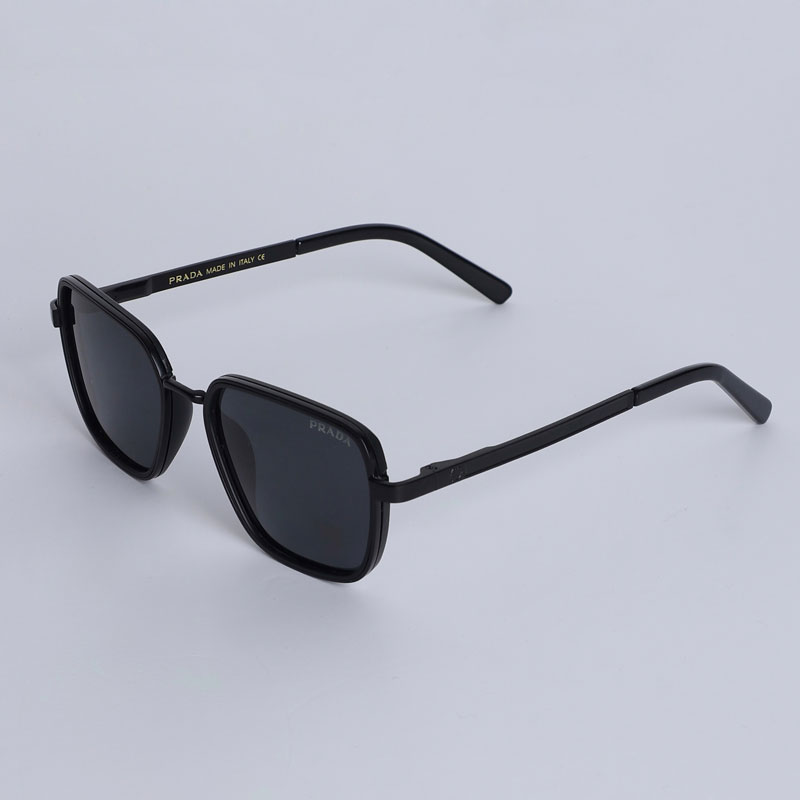 عینک آفتابی مردانه برند پرادا فریم فلزی مشکی | کد EYN27 - Image 2