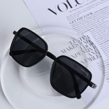 عینک آفتابی مردانه برند پرادا فریم فلزی مشکی | کد EYN27