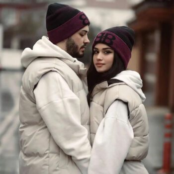 کلاه بافت اسپرت مدل بالنسیاگا چاپی