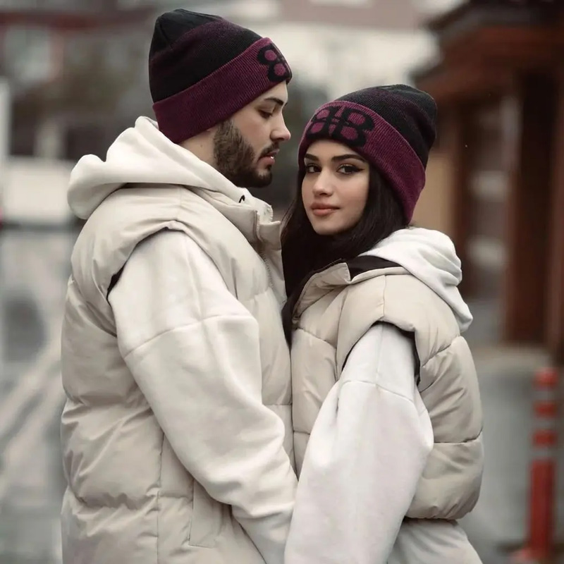 کلاه بافت اسپرت مدل بالنسیاگا چاپی