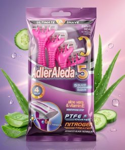 خودتراش ژیلت مدل 5 Adler Aleda بسته 4 عددی