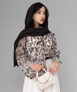 Alternative view of شومیز زنانه شیشه ای طرحدار کد SHOM04