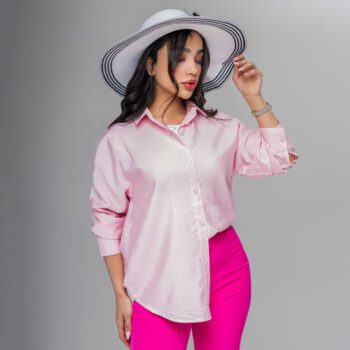 نمای نزدیک پارچه شومیز زنانه مدل پری ساده مناسب بهار و تابستان