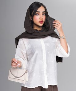 شومیز زنانه نگین دار فری سایز کد SHOM02