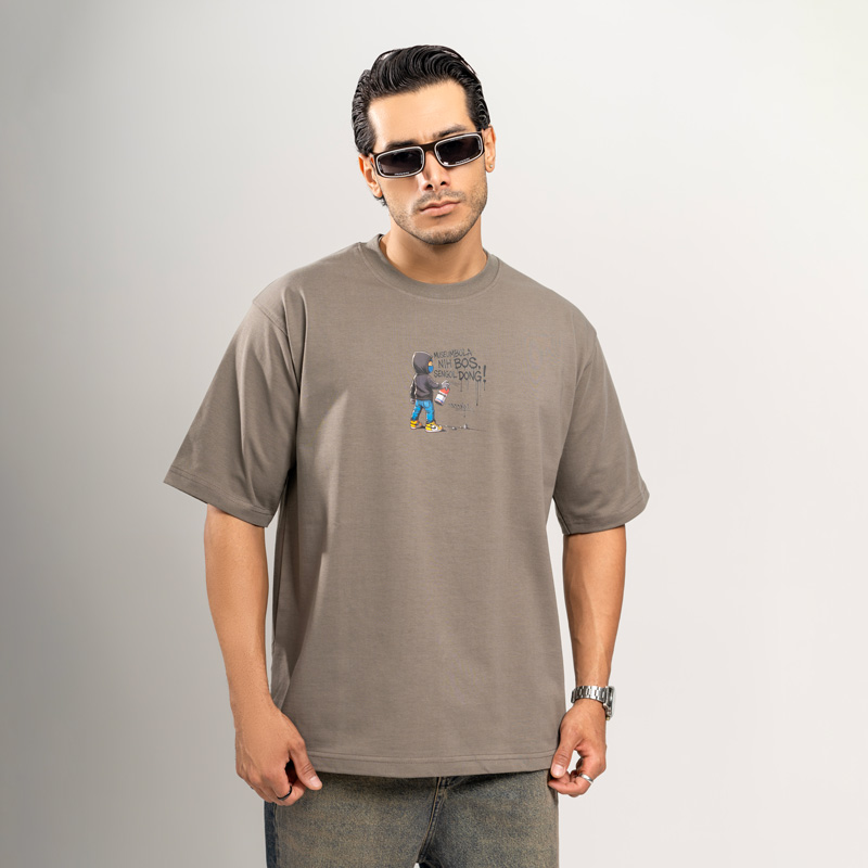 تیشرت مردانه چاپ مینیمال پارچه ماکان | کد T223 - Image 4