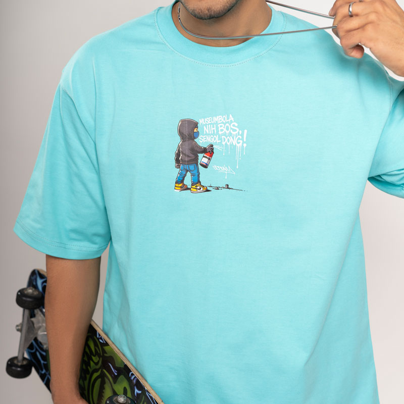 تیشرت مردانه چاپ مینیمال پارچه ماکان | کد T223 - Image 5