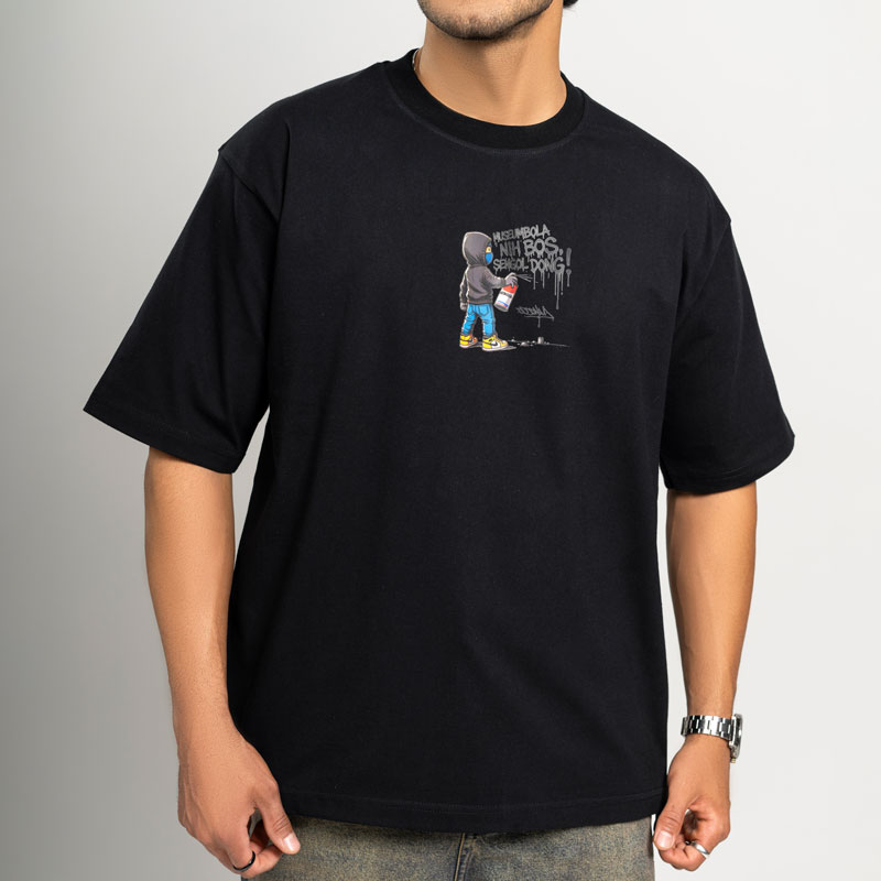 تیشرت مردانه چاپ مینیمال پارچه ماکان | کد T223 - Image 2