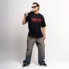 تیشرت مردانه باکسی طرح TRAPSTAR | کد T221