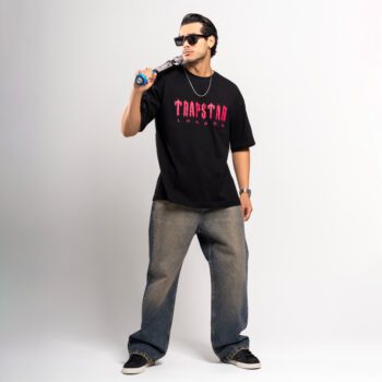 تیشرت مردانه باکسی طرح TRAPSTAR | کد T221