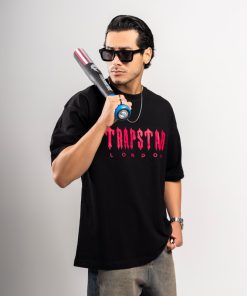 تیشرت مردانه باکسی طرح TRAPSTAR | کد T221 - Image 3
