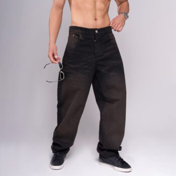 شلوار جین بگ بالونی مردانه | کد 1018