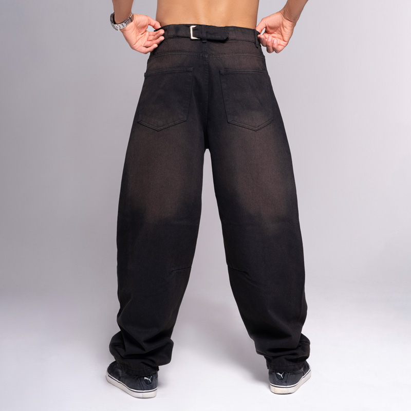 شلوار جین بگ بالونی مردانه | کد 1018 - Image 2