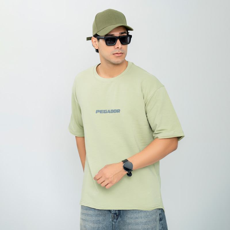 تیشرت مردانه باکسی پشت چاپ مدل کثیف دوزی| کد T215 - Image 8