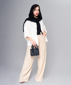 شال مشکی نخی زنانه کد shal05 - Image 4