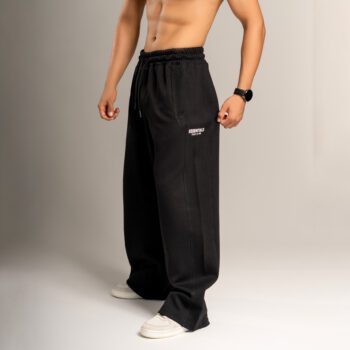 شلوار بگ استایل ساده مشکی کد 1022