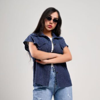 وست جین شیک زنانه با جیب جلو