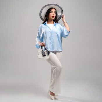 شومیز زنانه ساده جیبدار