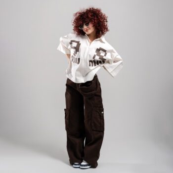 استایل تابستانی با تیشرت لینن زنانه کد T226