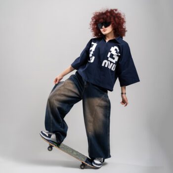 تیشرت آستین سه ربع زنانه مارک میو میو