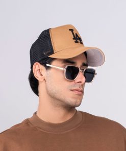 کلاه مردانه کتان پشت توری کدKO42 - Image 3