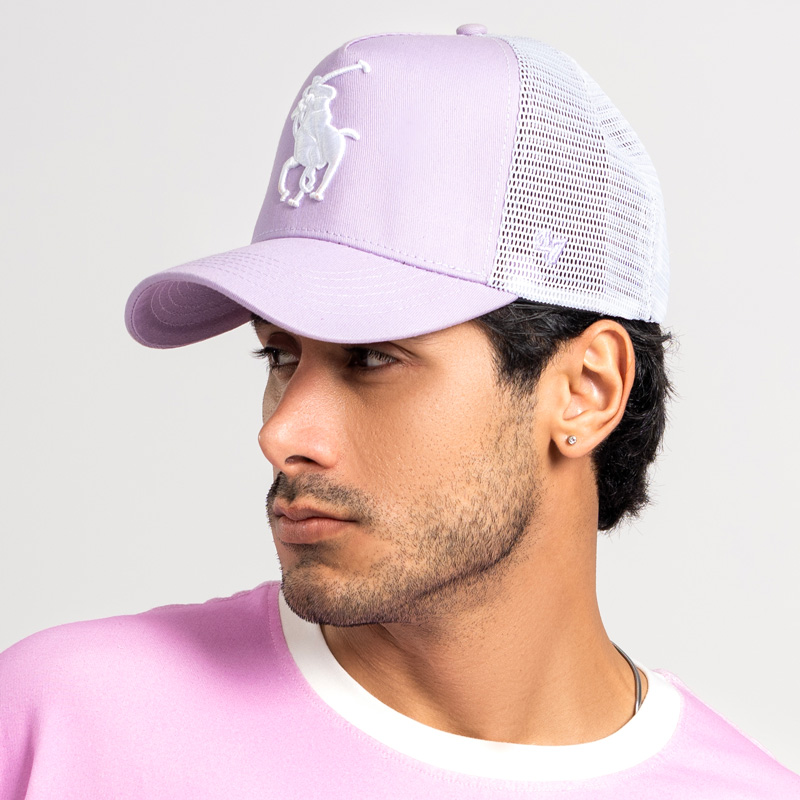 کلاه مردانه پشت توری گلدوزی پولو کدKO41