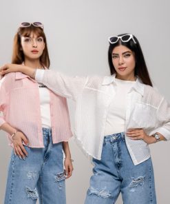 شومیز شیشه‌ای زنانه برند یورو کد SHOM19