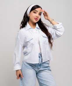 شومیز زنانه نخی مدل ستاره خنک و اسپرت کد SHOM30