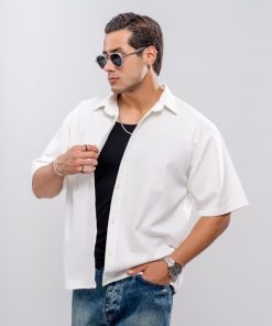 پیراهن مردانه لینن ساده کد T242