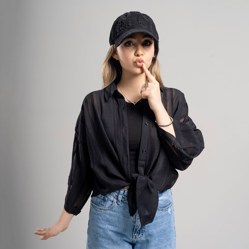 شومیز زنانه پری طرحدار کد SHOM14 - Image 2