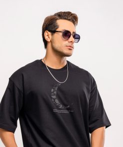 تیشرت باکسی مردانه مدل ماه کد T255 - Image 4