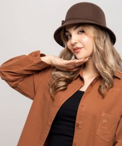 شومیز کوتاه زنانه کتان گلدوزی قلب کد SHOM27 - Image 8