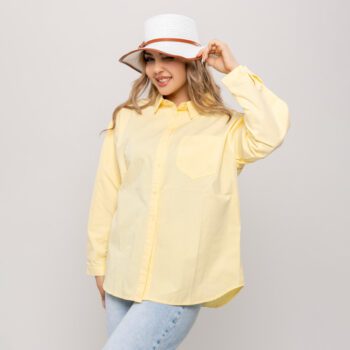 شومیز جیبدار زنانه کتان نخی خنک کد SHOM38